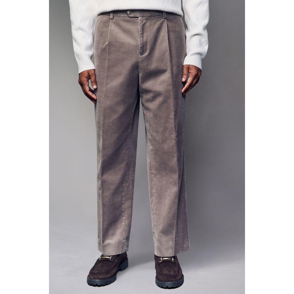 Pantalon de costume droit naturel, NEXT