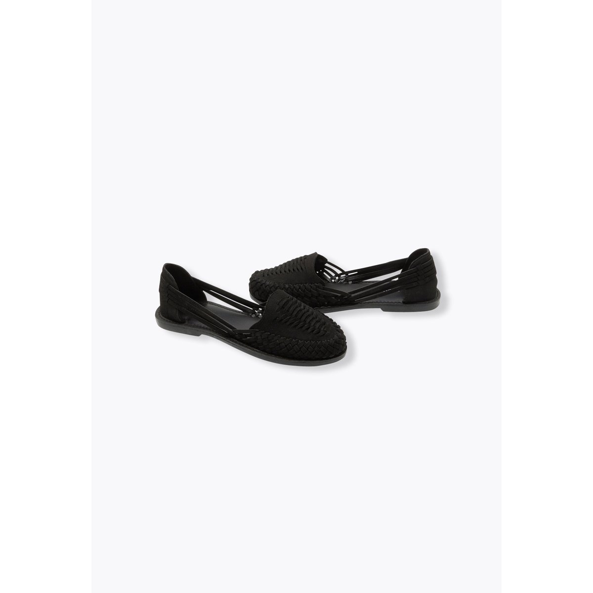 Mocassins en cuir suédé noir, PROMOD