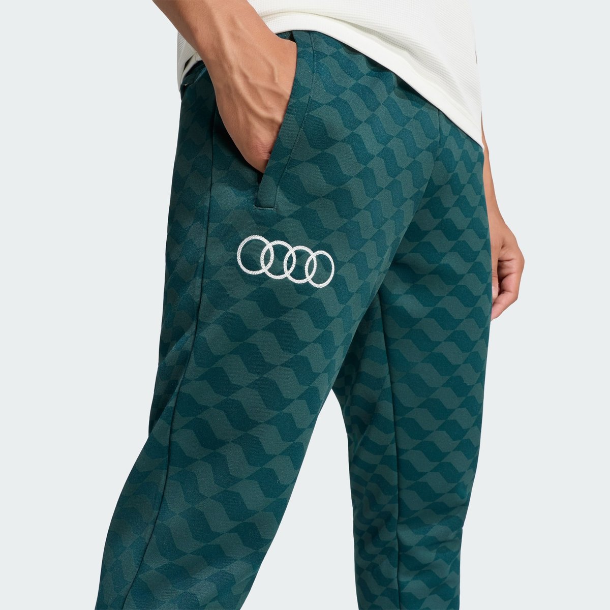 Pantalon Audi Revolut Formula 1 Team Sampa Soul mineral green / aurora ivy, adidas Performance