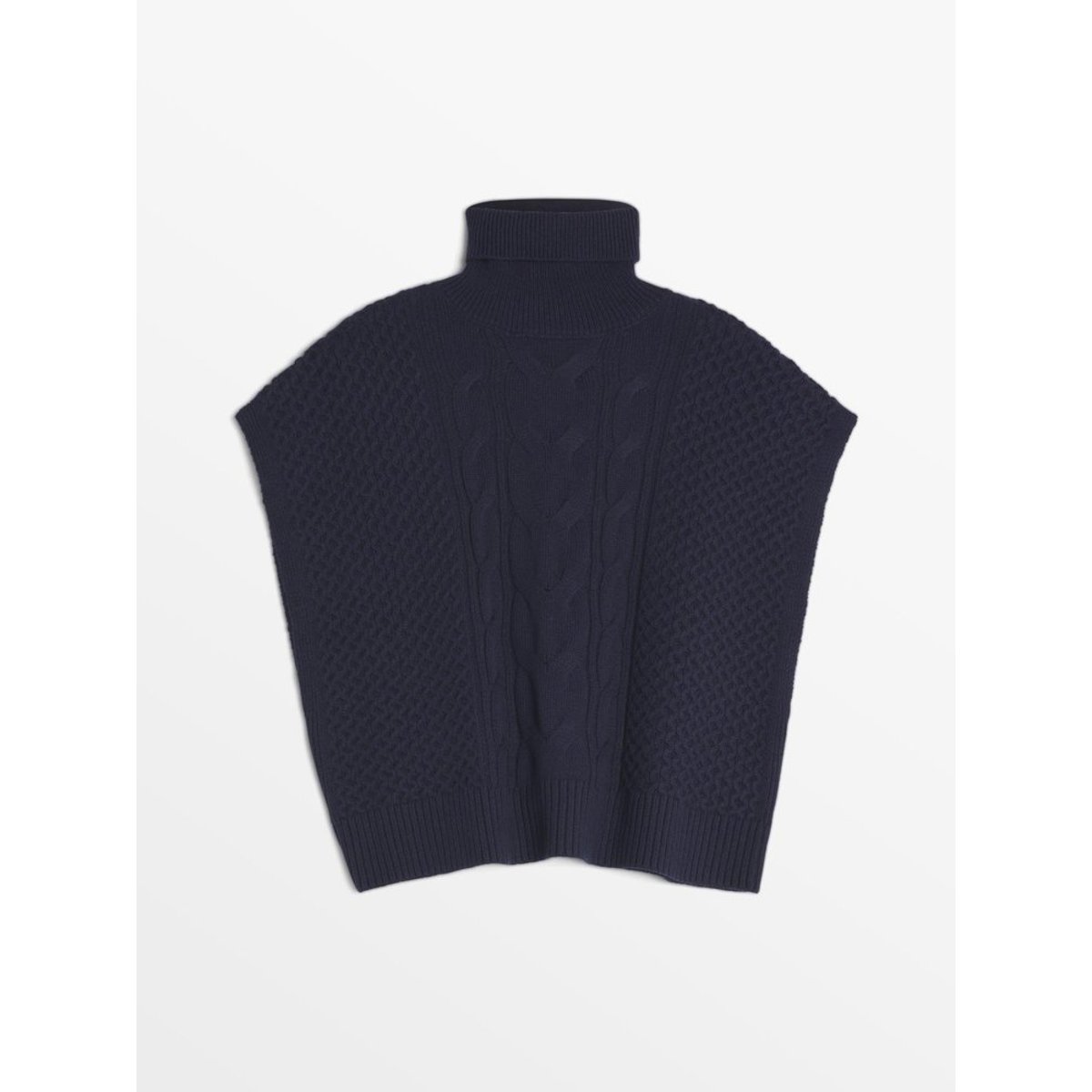 Pull col roulé CABYECAP19032 marine, TBS