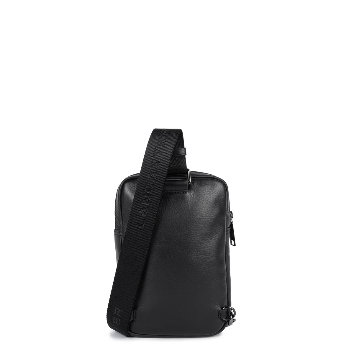 Sac body SOFT VINTAGE HOMME noir, LANCASTER