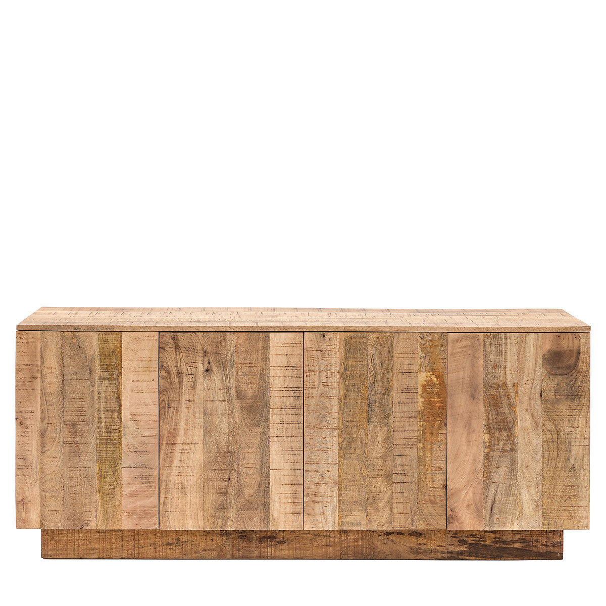 Rustana Weathered Mango Wood 4 Door Sideboard wood, ÉDITÉ