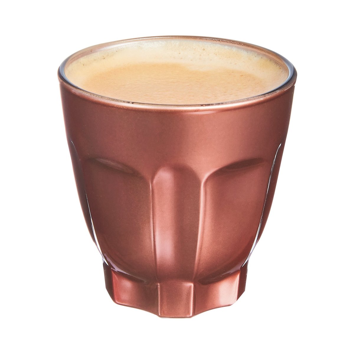 6 tasses en verre 9 cl Terracotta -FLASHY marron, LUMINARC