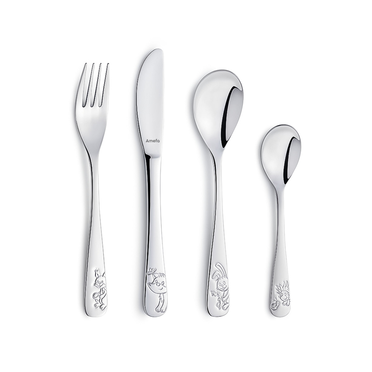 Coffret 4 pièces enfant - FOREST inox, AMEFA