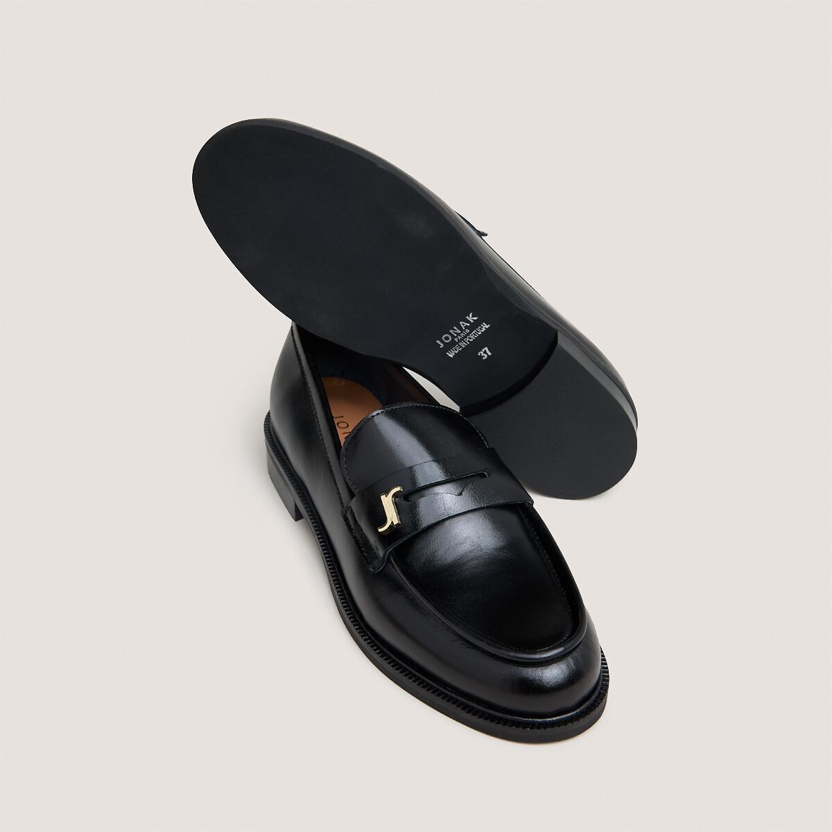 Leather Loafers brown, JONAK