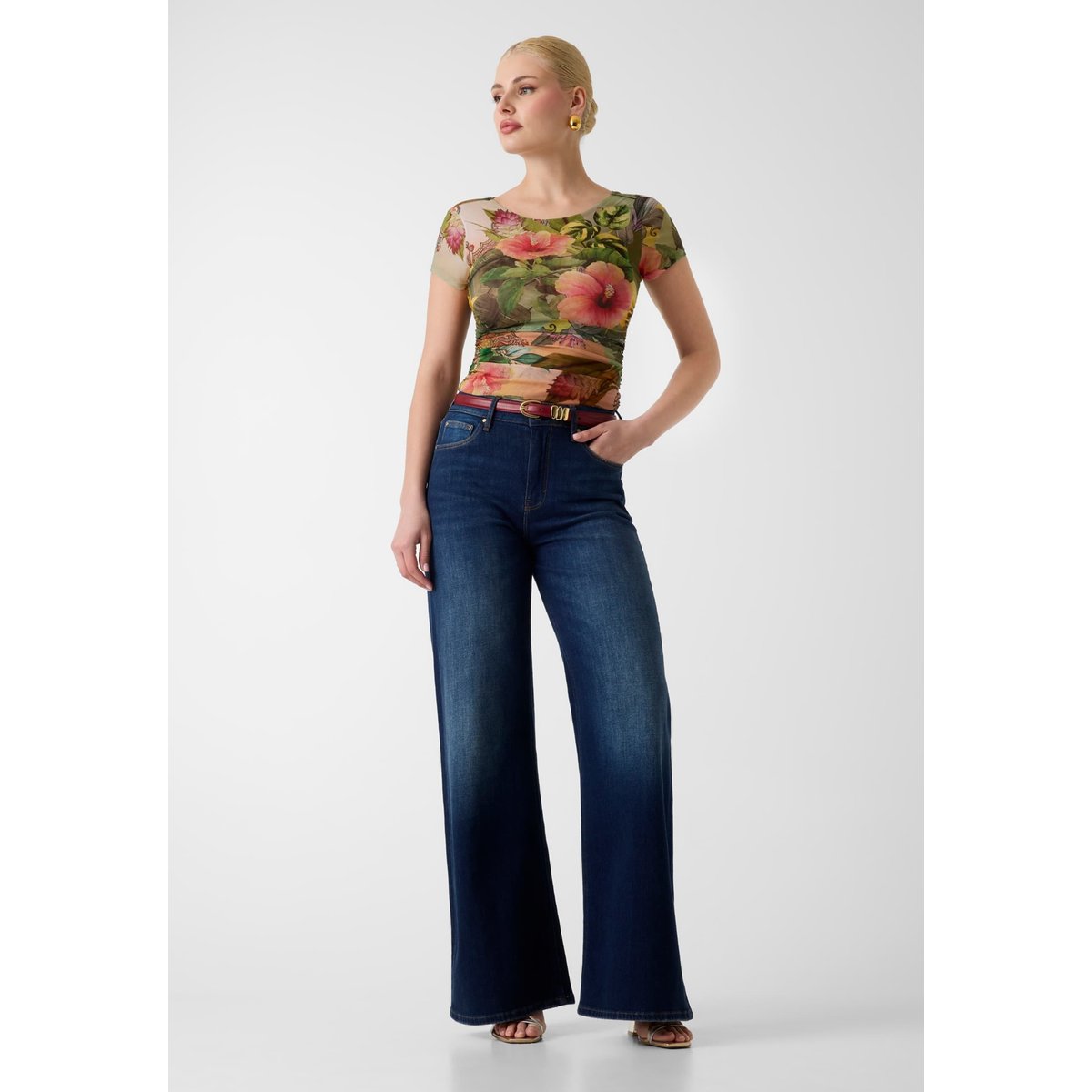 Haut Imprimé fantaisie florale, GUESS