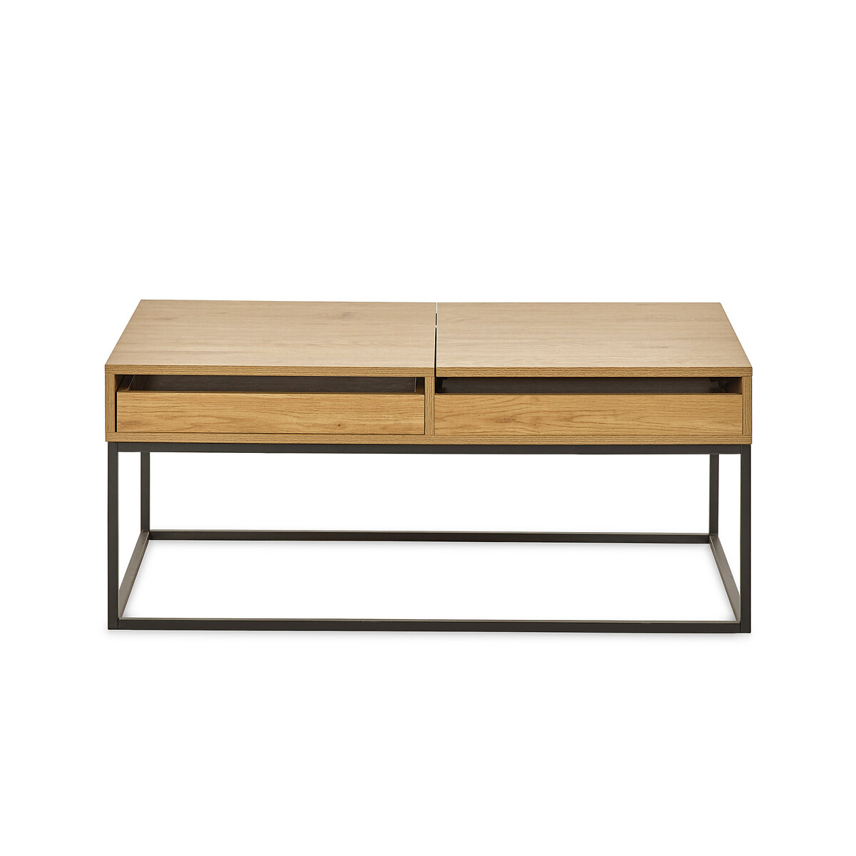 Kael Rectangular Storage Coffee Table oak, SO'HOME