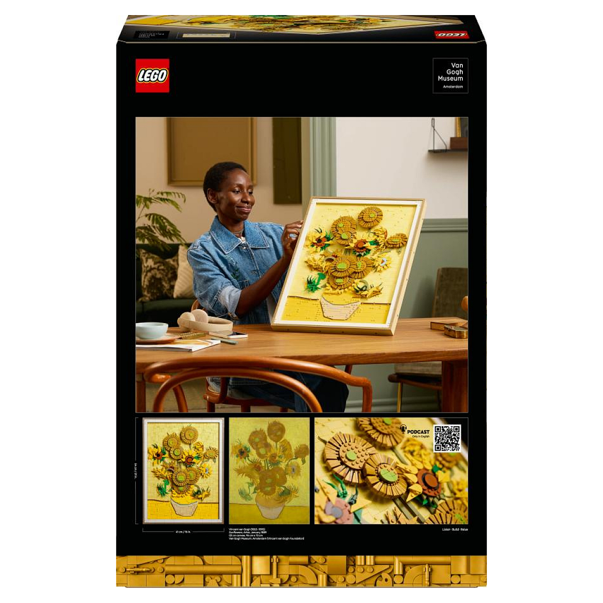 31215 Vincent van gogh  les tournesols ® ART jaune, LEGO