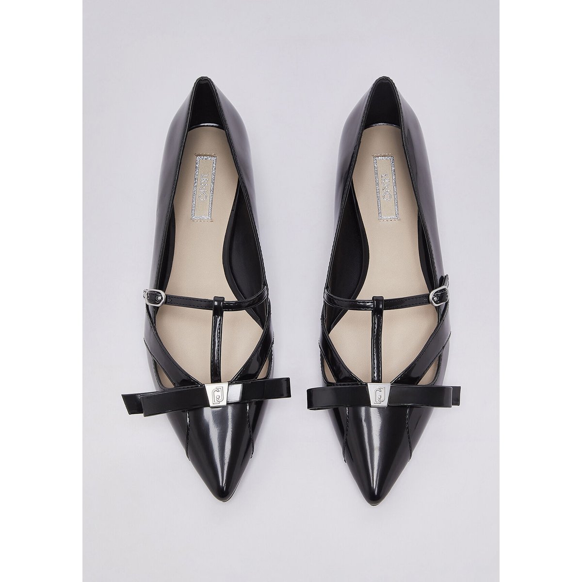 Ballerines avec nœud noir, LIU JO