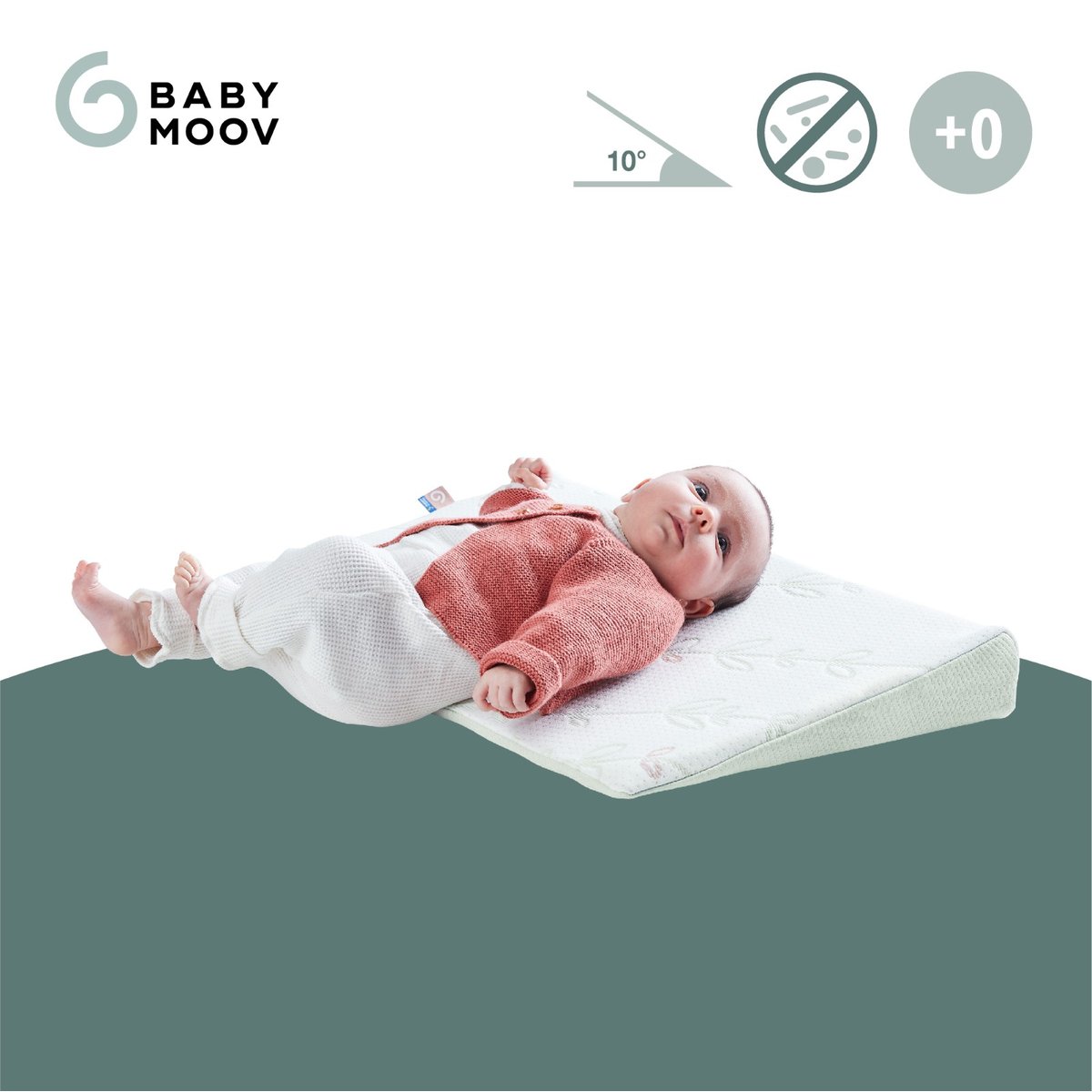 Plan incliné Cosymat Antibactérien blanc, BABYMOOV