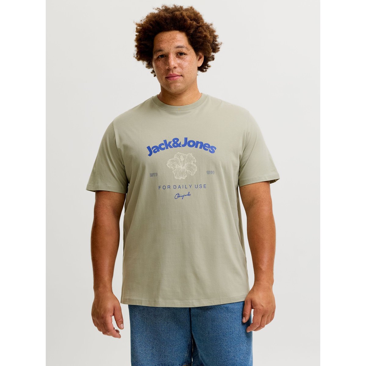 T-Shirt bright white, JACK & JONES