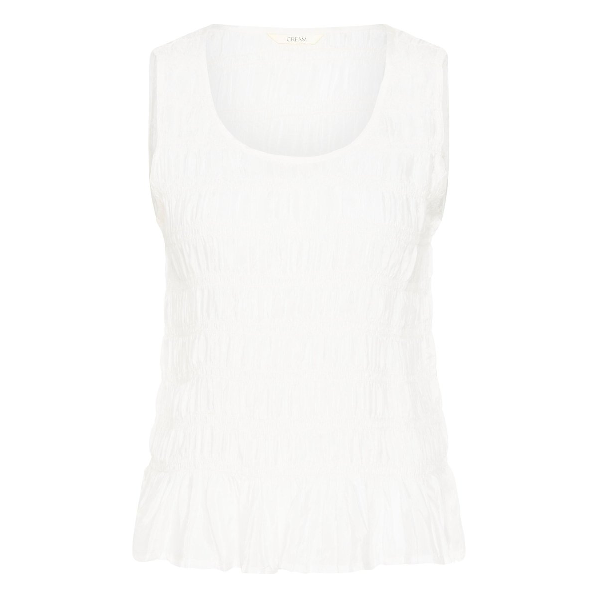 Blouse sans manches blanc snow white, CREAM