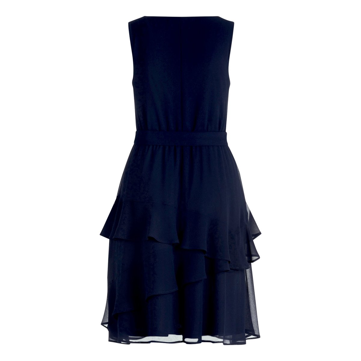 Robe de cocktail à volant night sky, VERA MONT