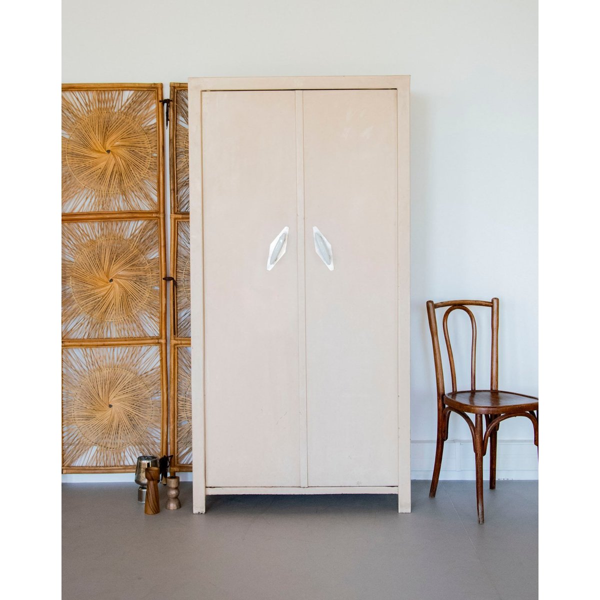 Armoire métallique à rangements Magda N°152 - Bon état beige, DEBONGOUT