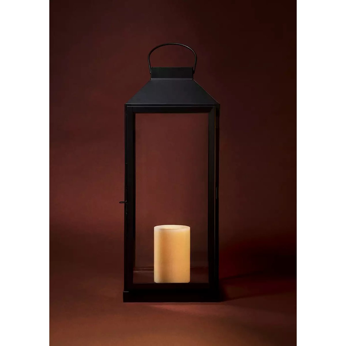 Bougeoir décoratif grand noir, MANGO HOME