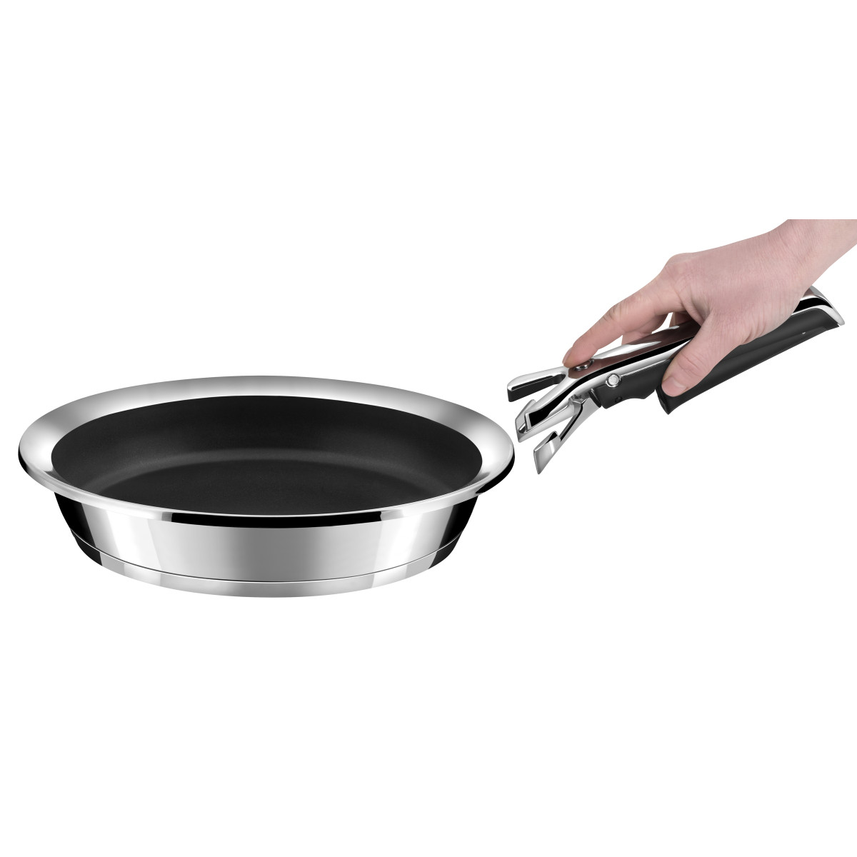 Poêle revêtue Greblon C3 - YCÔNE inox, CUISINOX