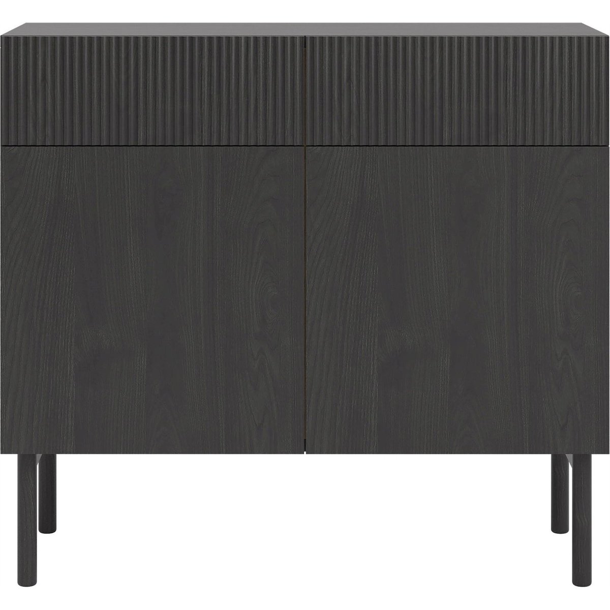 Buffet bas japandi collection NOLIE noir, RECOLLECTION