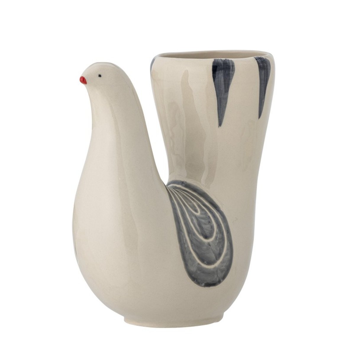 Vase oiseau céramique Trudy bleu, BLOOMINGVILLE