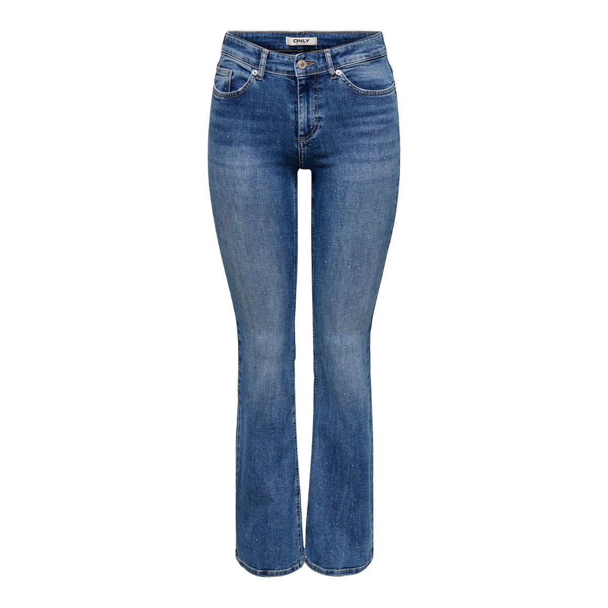 Jean Flared medium blue denim, ONLY