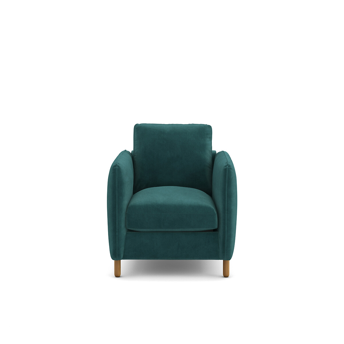 Fauteuil velours, Lomeo ocre, LA REDOUTE INTERIEURS