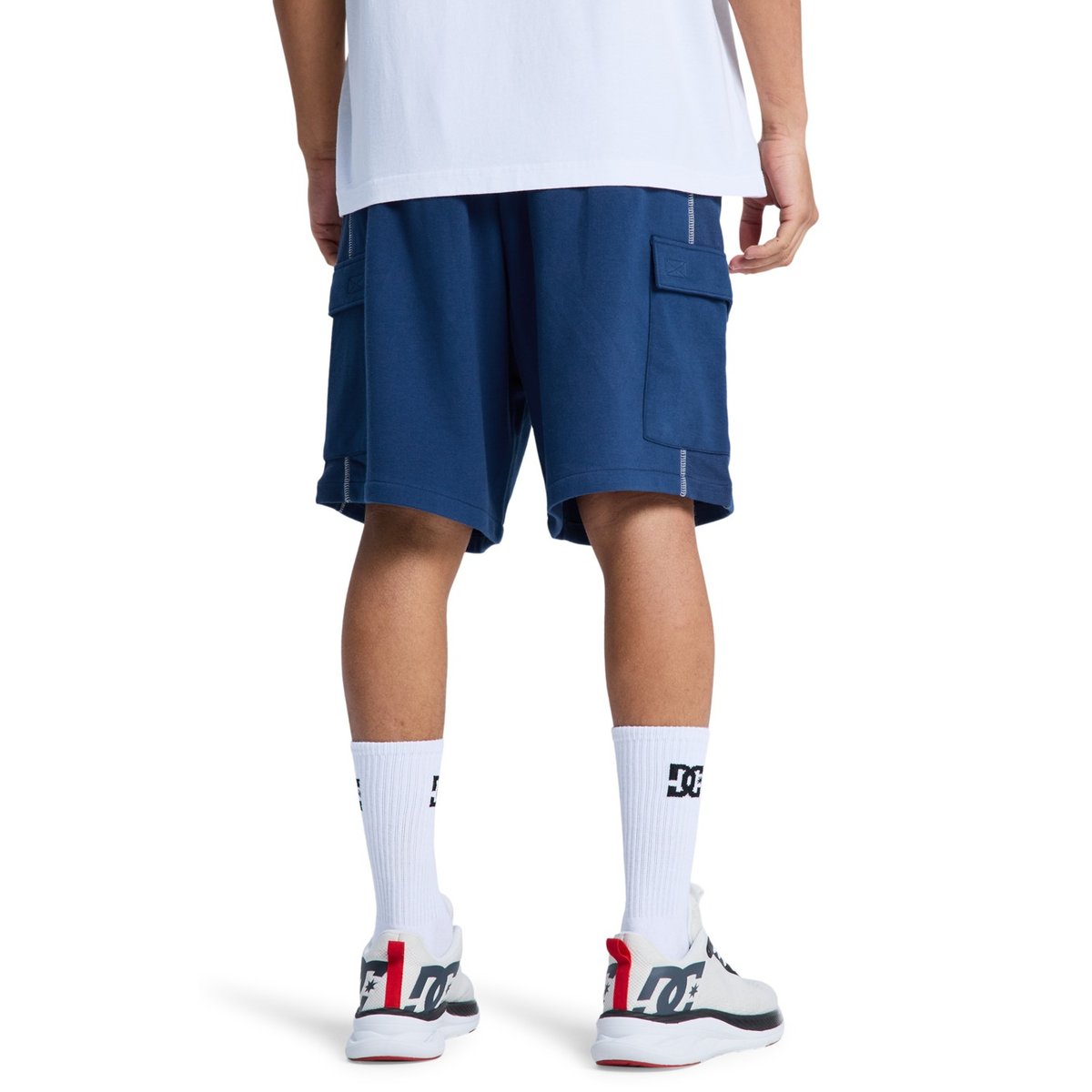 Short en molleton FLOW DOWN. bleu estate blue, DC SHOES