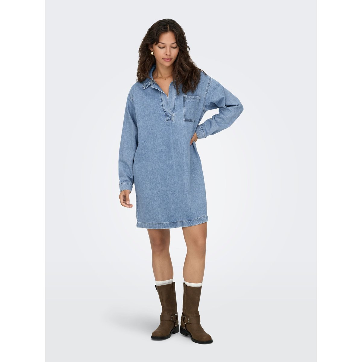 Robe En Denim light blue denim, ONLY