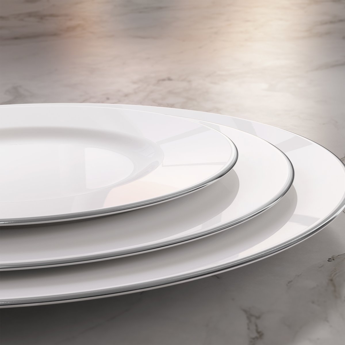 Assiette Plate ANMUT blanc, VILLEROY & BOCH SIGNATURE