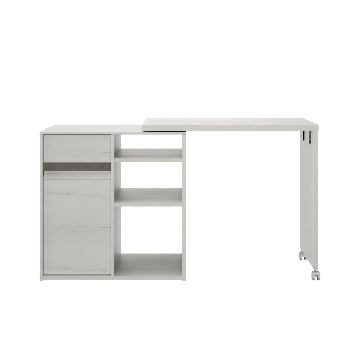 Bar pivotant 1 porte 3 niches helvézia beige, GAMI