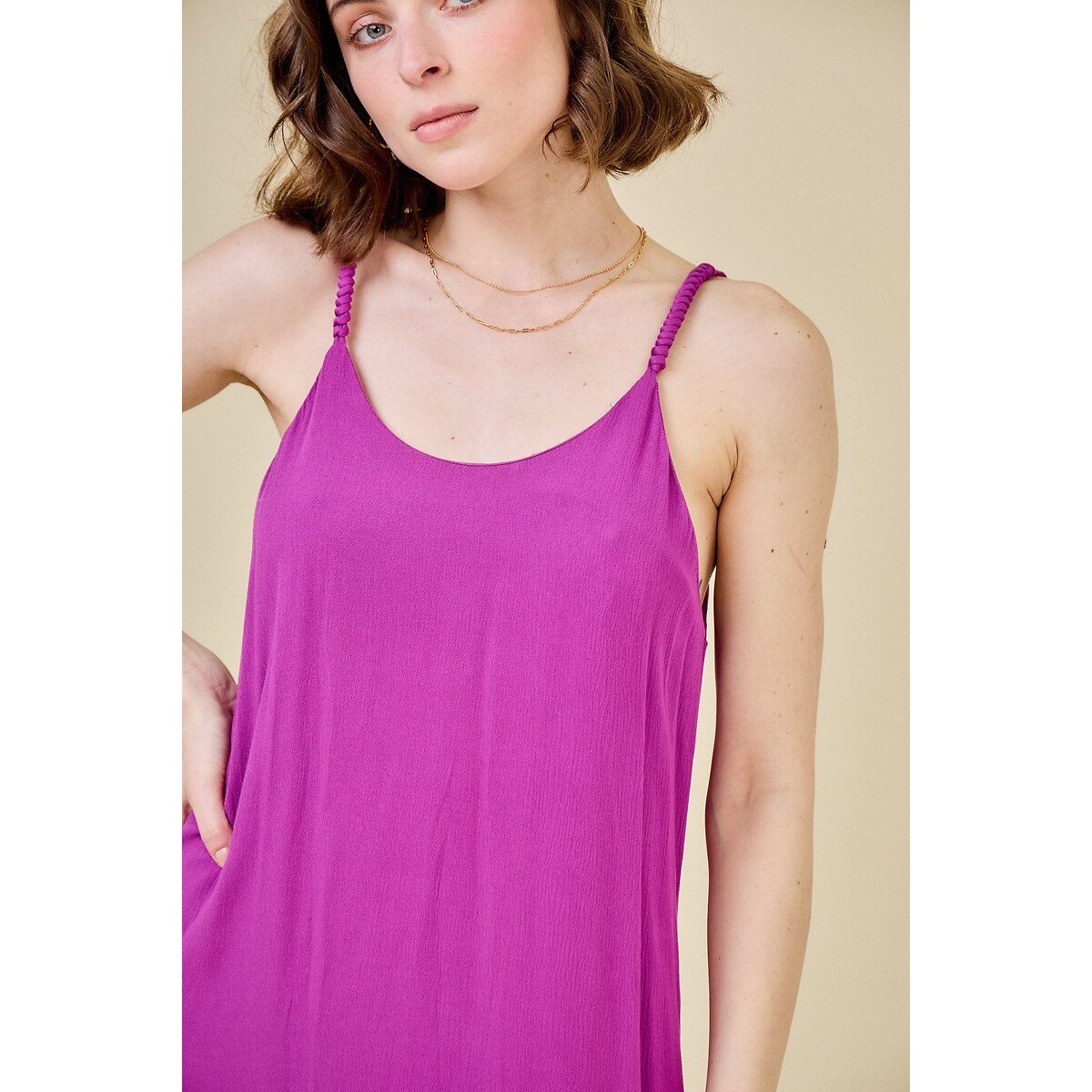 Maxi Cami Dress purple, SEE U SOON