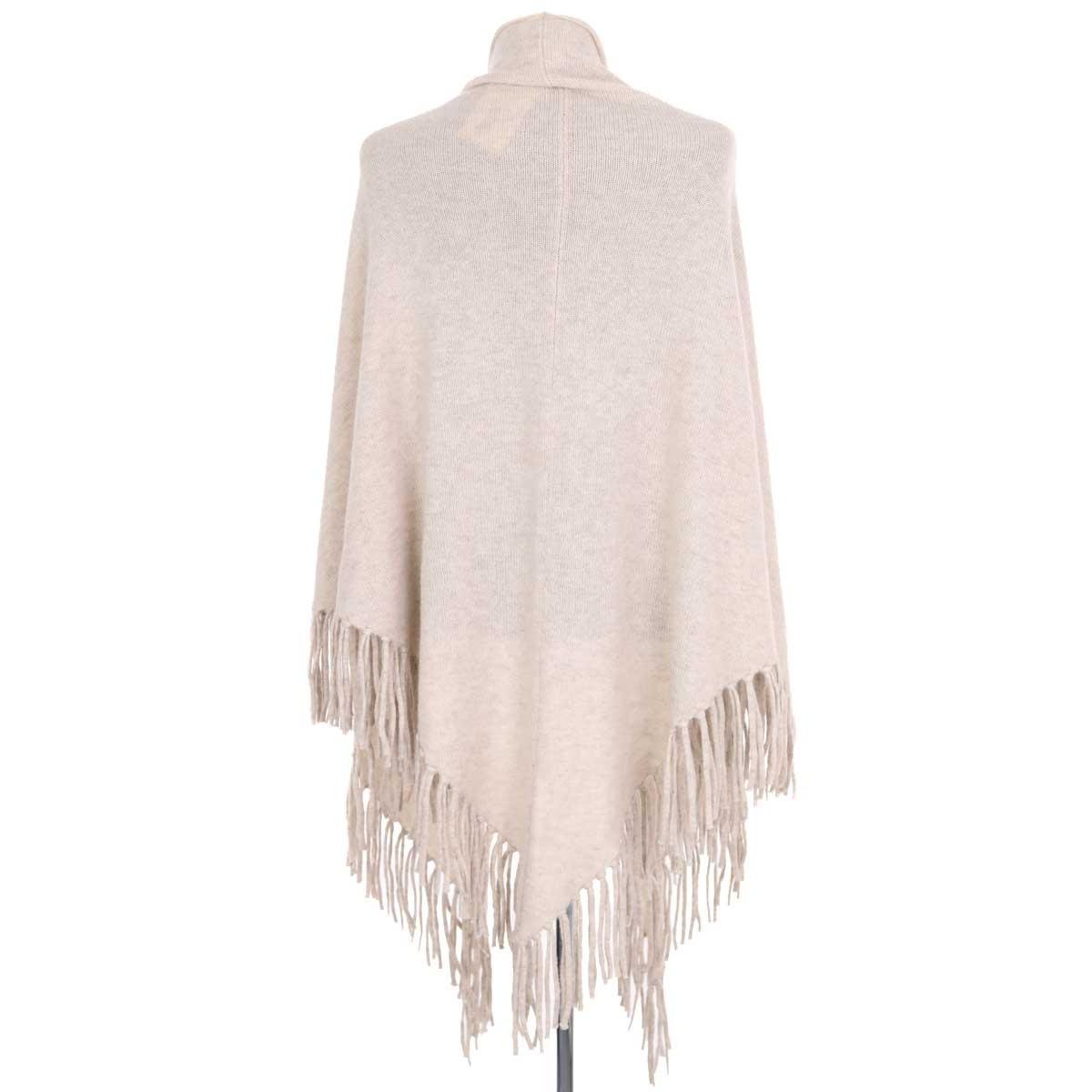 Poncho - Très Bon État beige, KUJTEN