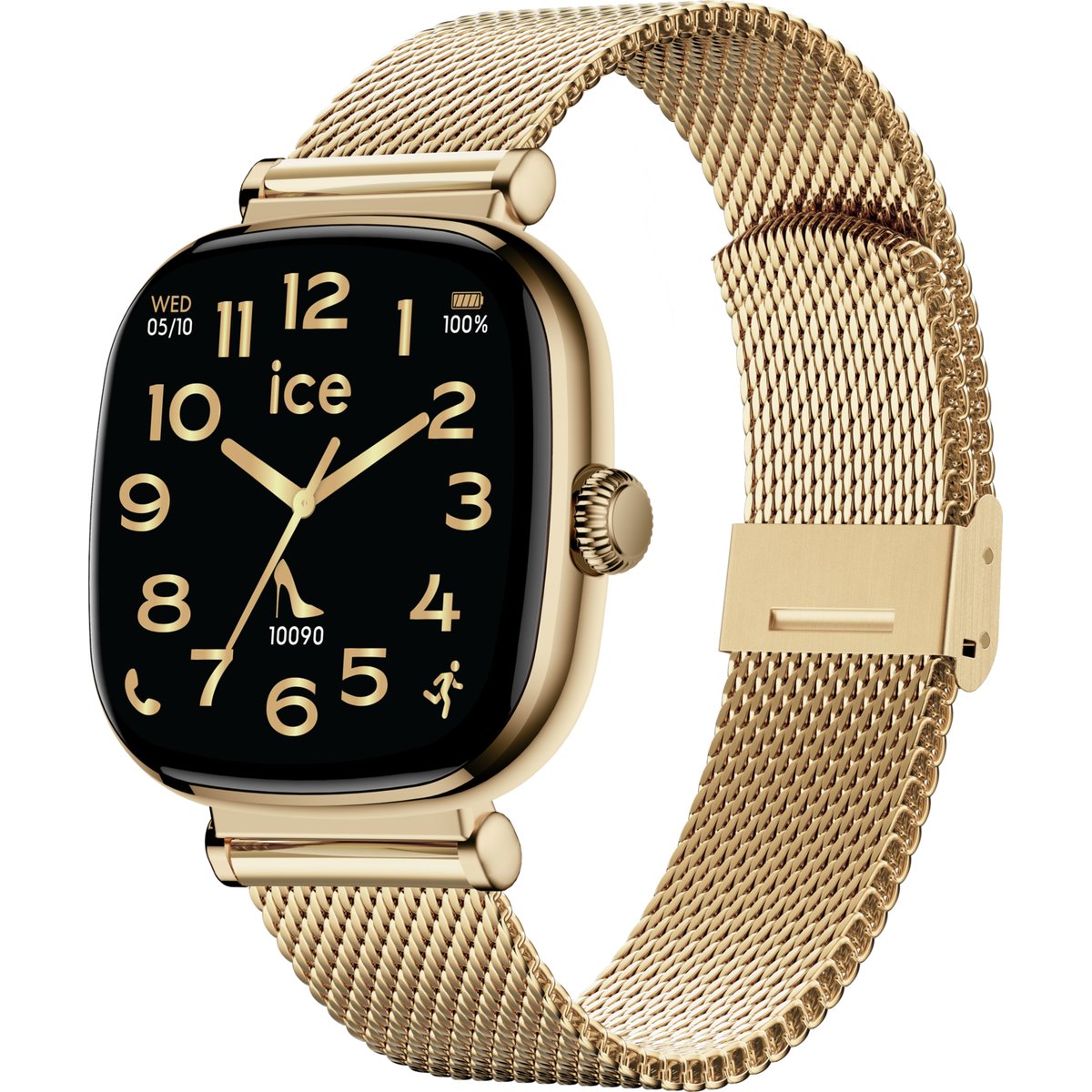 Montre connectée ICE SMART SQ 2.0 doré noir, ICE-WATCH