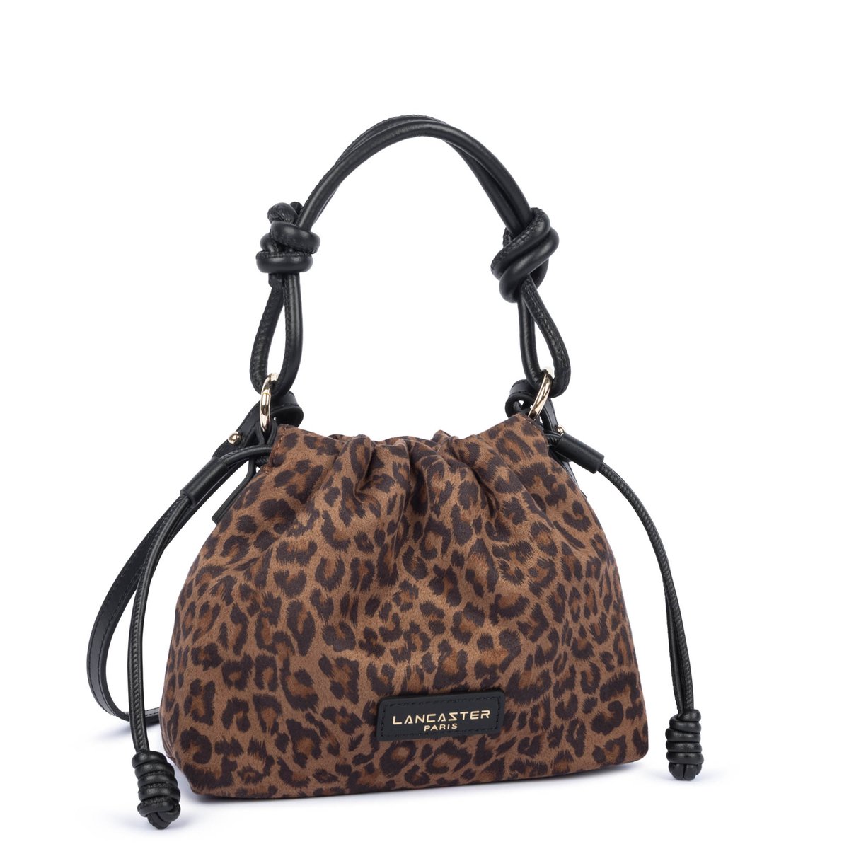 Sac besace JUNGLE marron léopard, LANCASTER