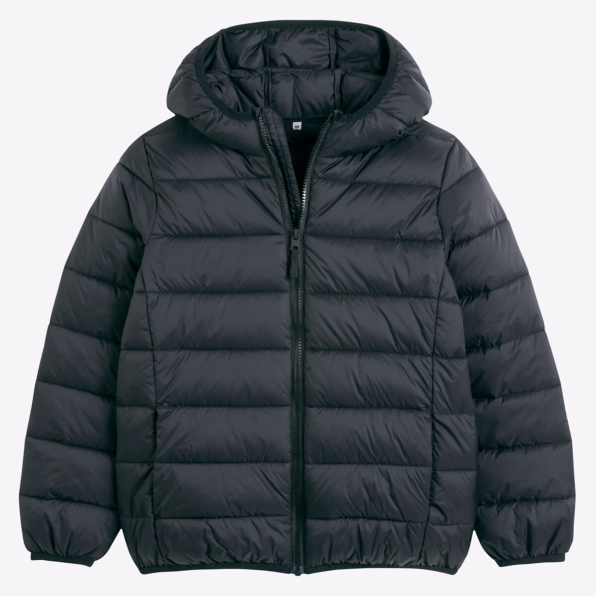 Doudoune légère à capuche  noir, LA REDOUTE COLLECTIONS