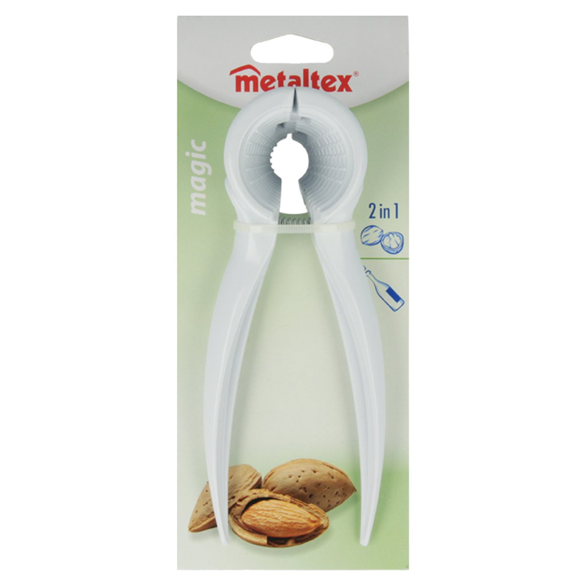 Casse noix / Pice pour bouteille de Champagne argent / métallique, METALTEX