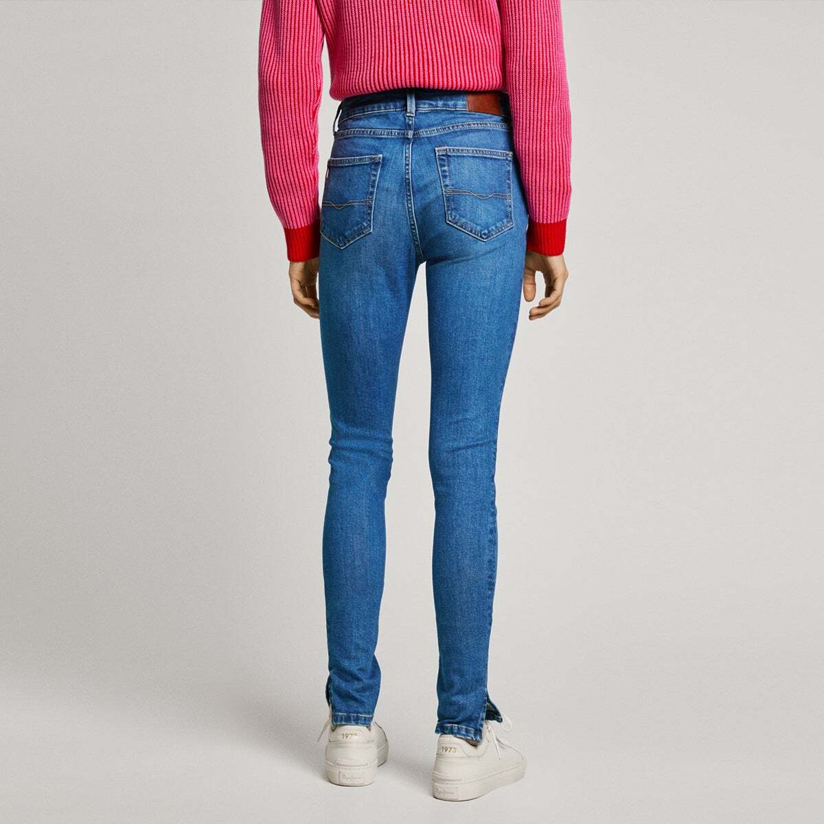 Jean Coupe Skinny, Taille Moyenne - Regent medium blue wiser wash, PEPE JEANS