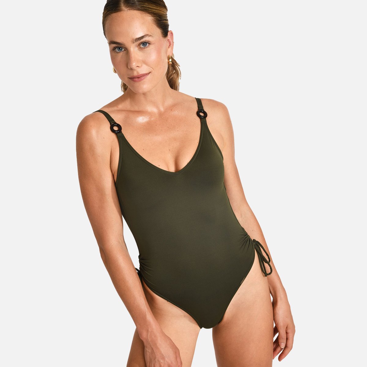 Maillot de bain 1 pièce Margaux - HERMOSO kaki, LIVIA