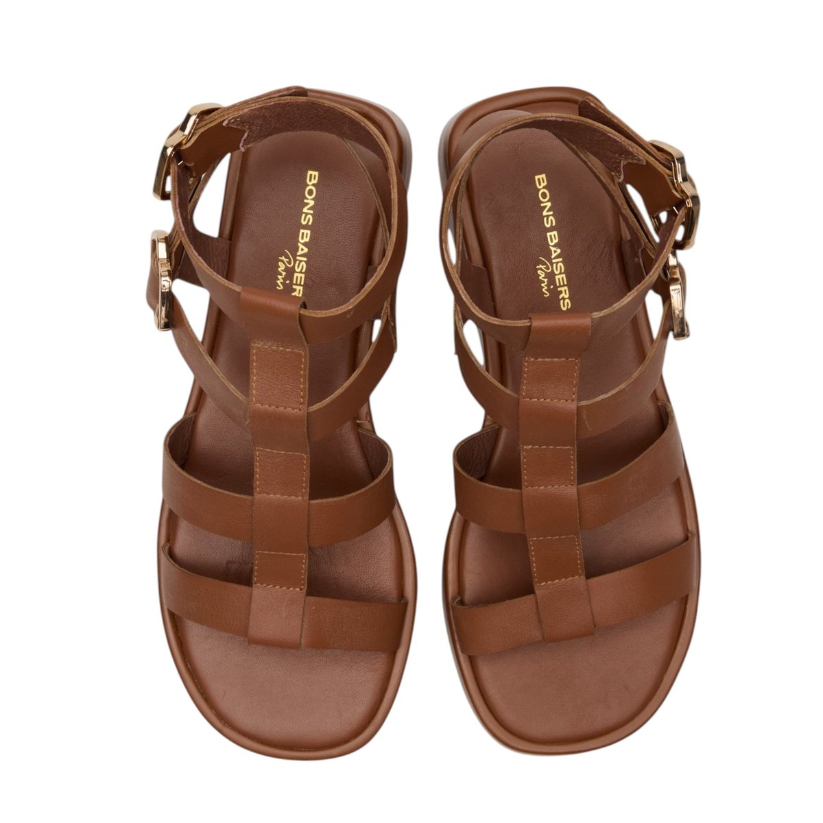 Achillia Cuir camel, BONS BAISERS