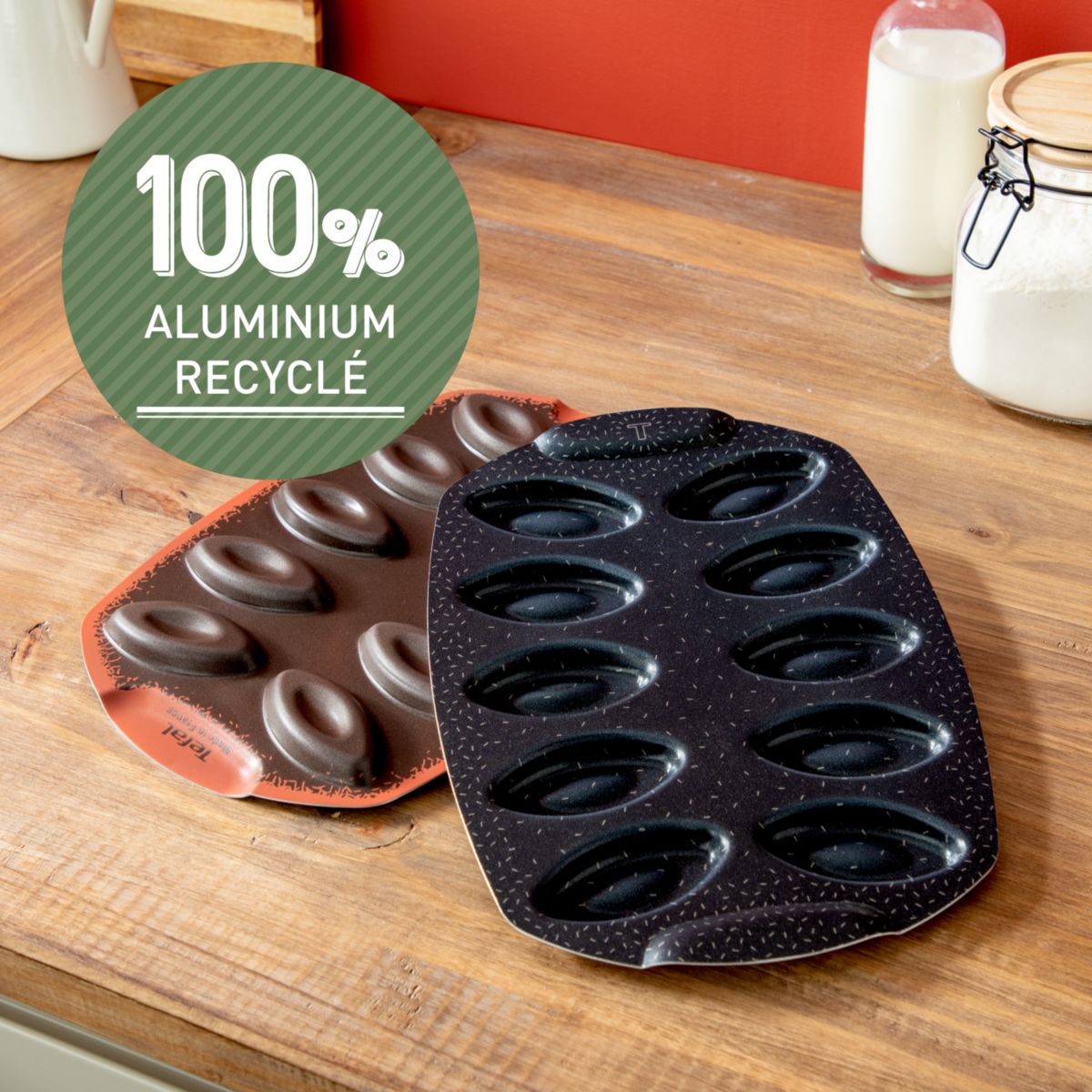 Moule à gâteau Perfectbake barquettes noir, TEFAL