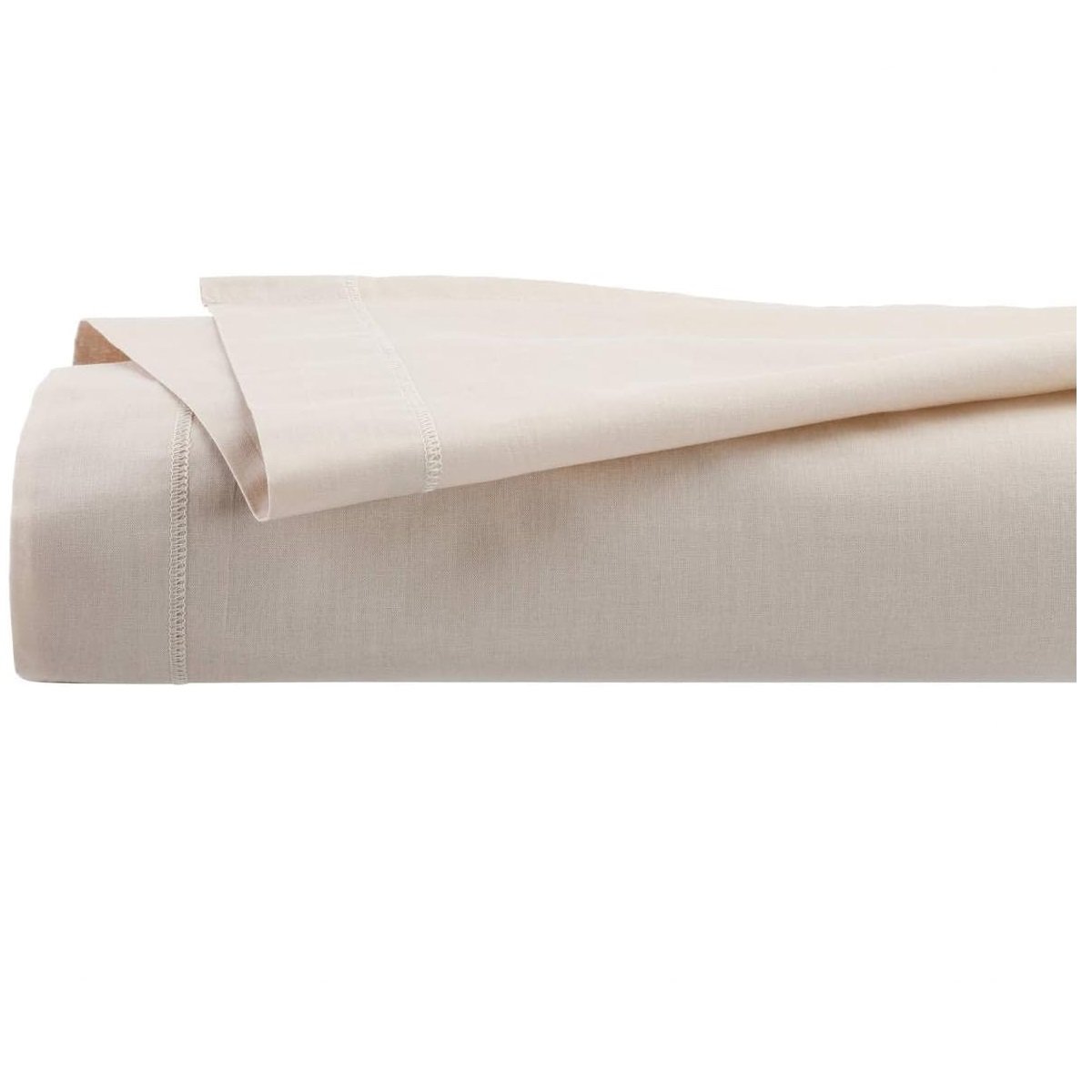 Drap plat percale Collection Grand Confort lin, EDEN