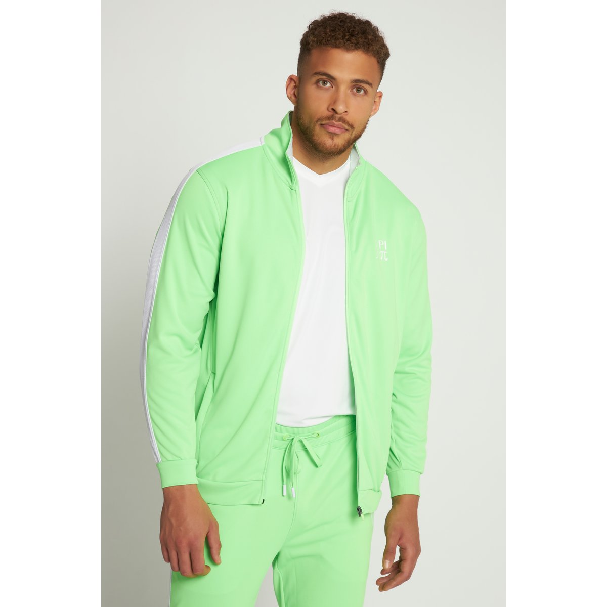 Veste de survêtement spéciale Fitness vert fluo, JP1880