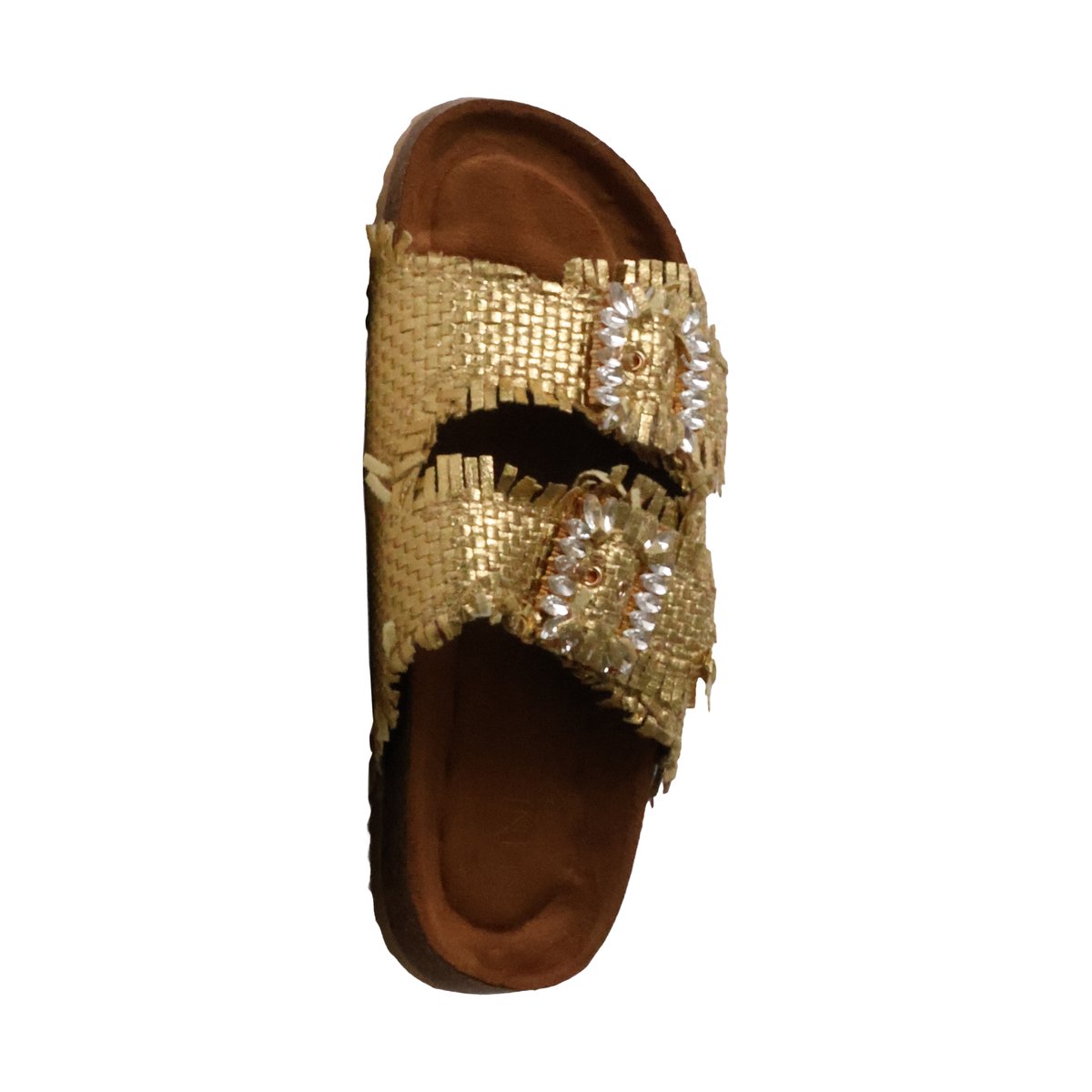 Mules à Enfiler Paris or, ENZA NUCCI