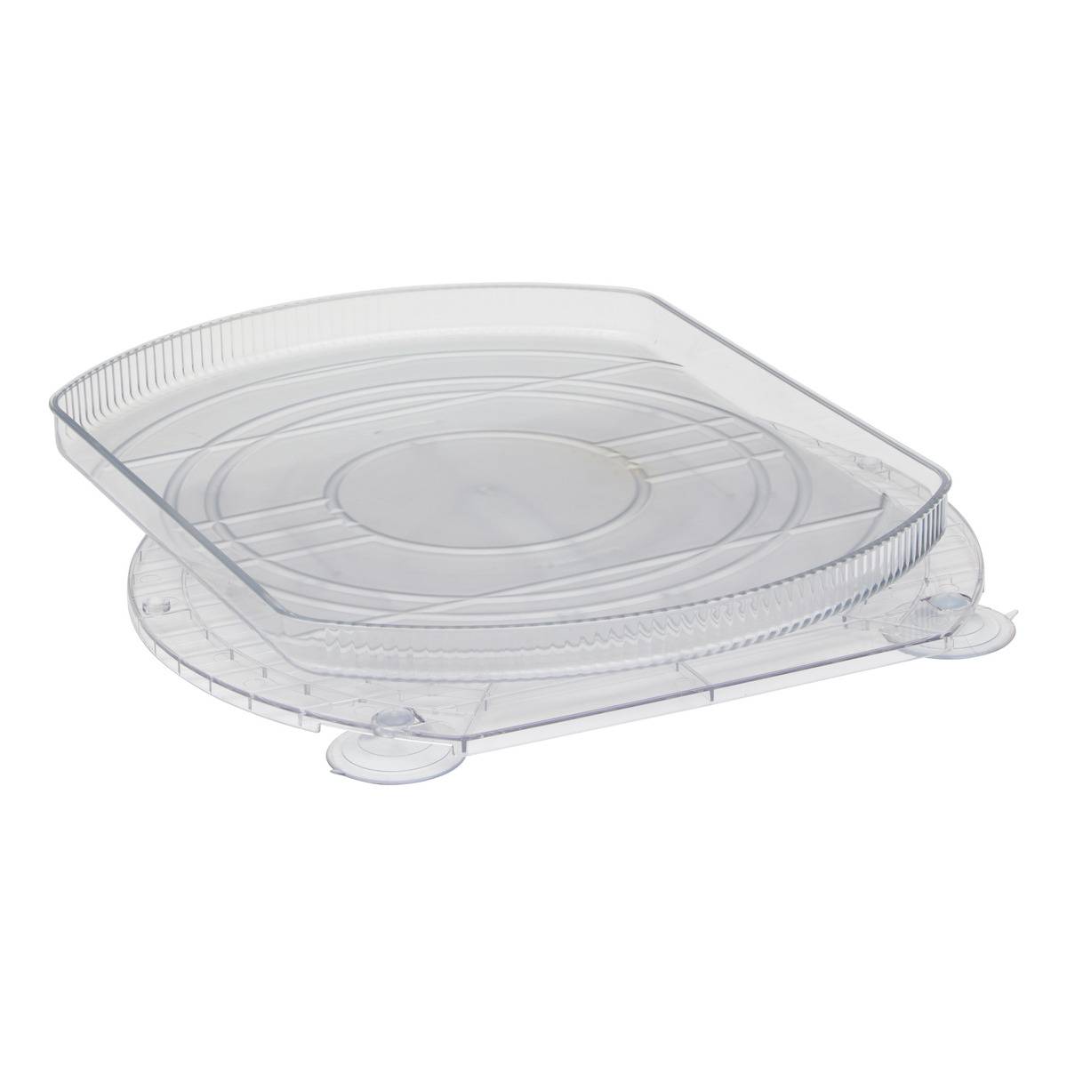Organiseur pivotant ovale SMART FRIDGE transparent, 5FIVE SIMPLY SMART