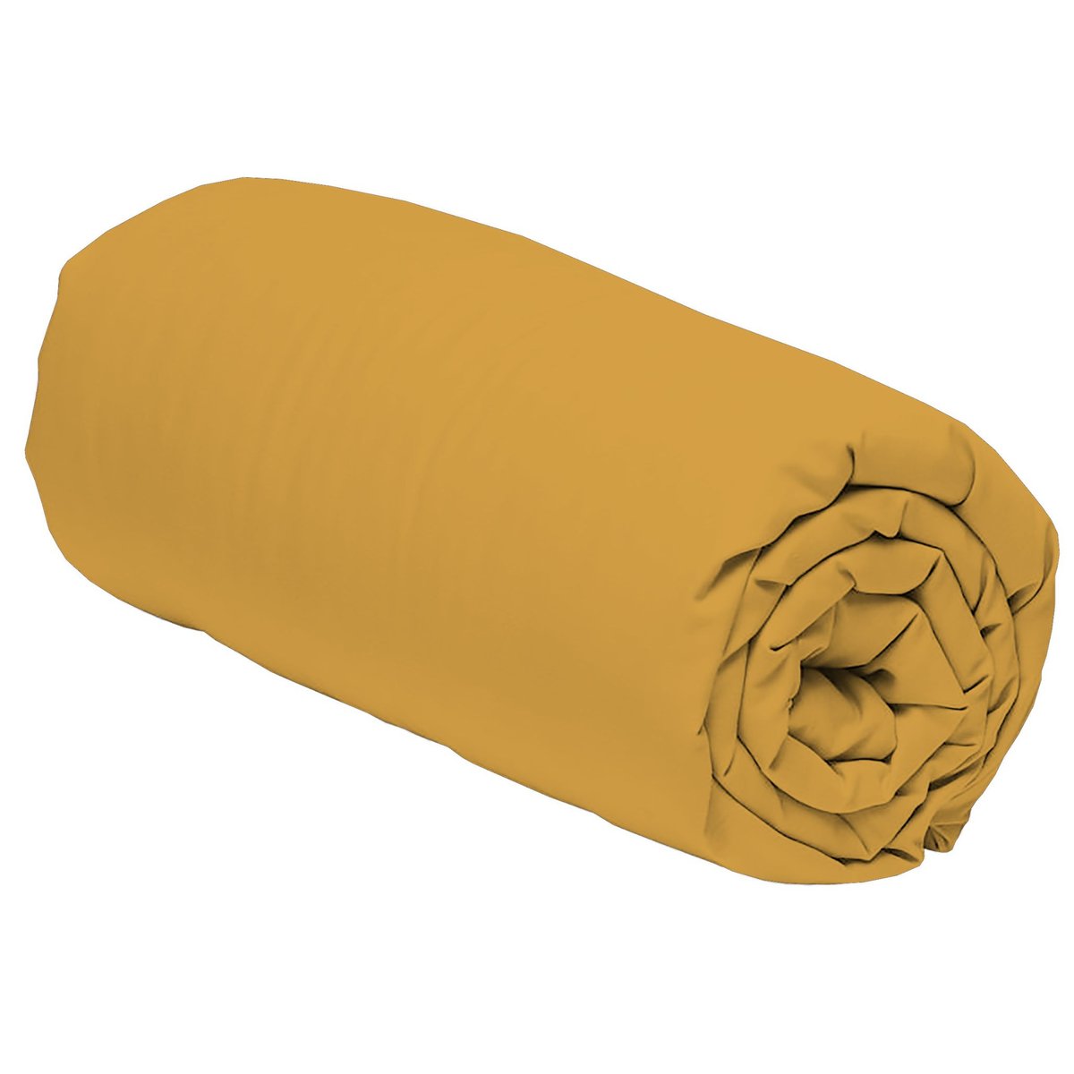 Drap housse coton jaune - MARGOT jaune, TERRE DE NUIT