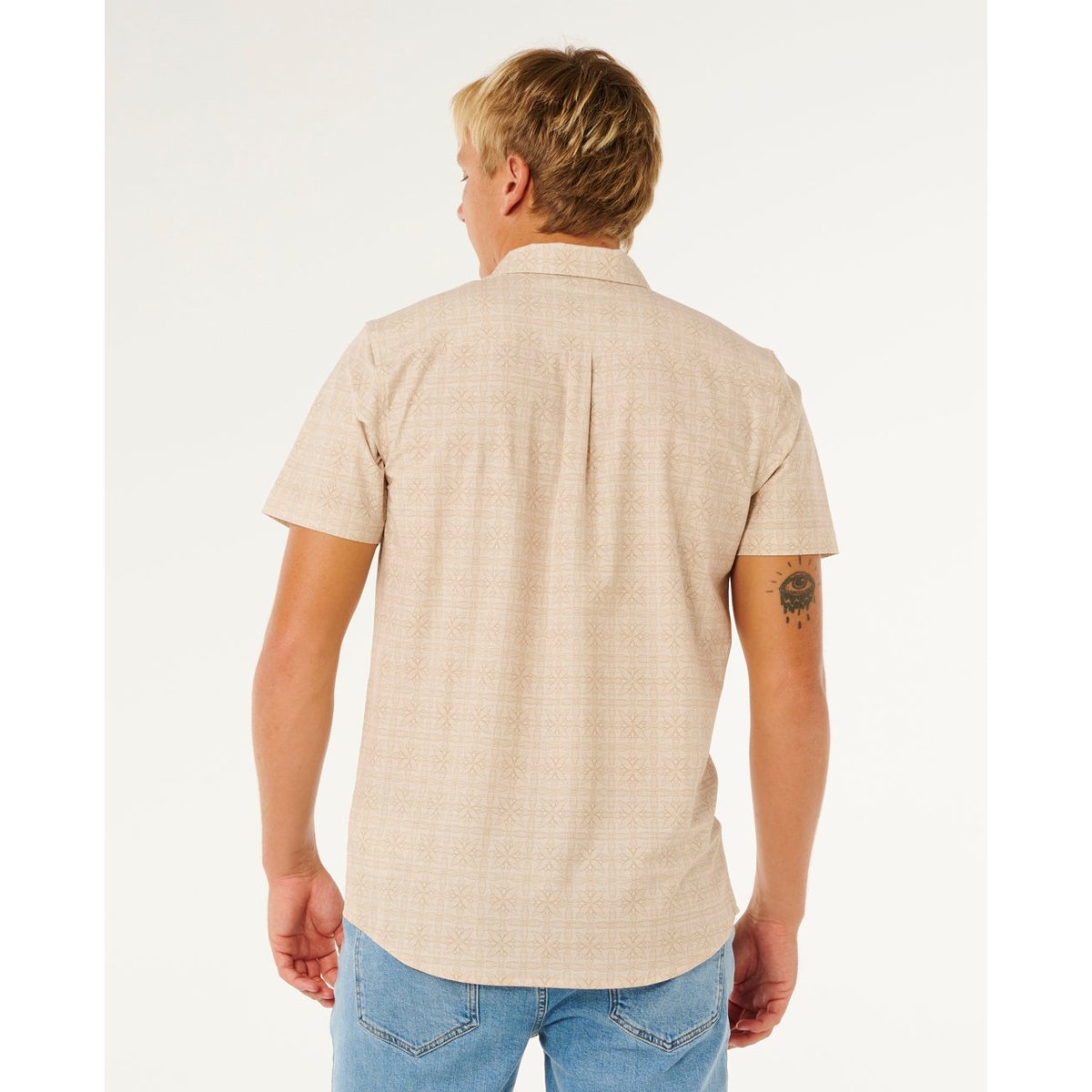 Chemise Sessions Aerotech manches courtes pierre, RIP CURL