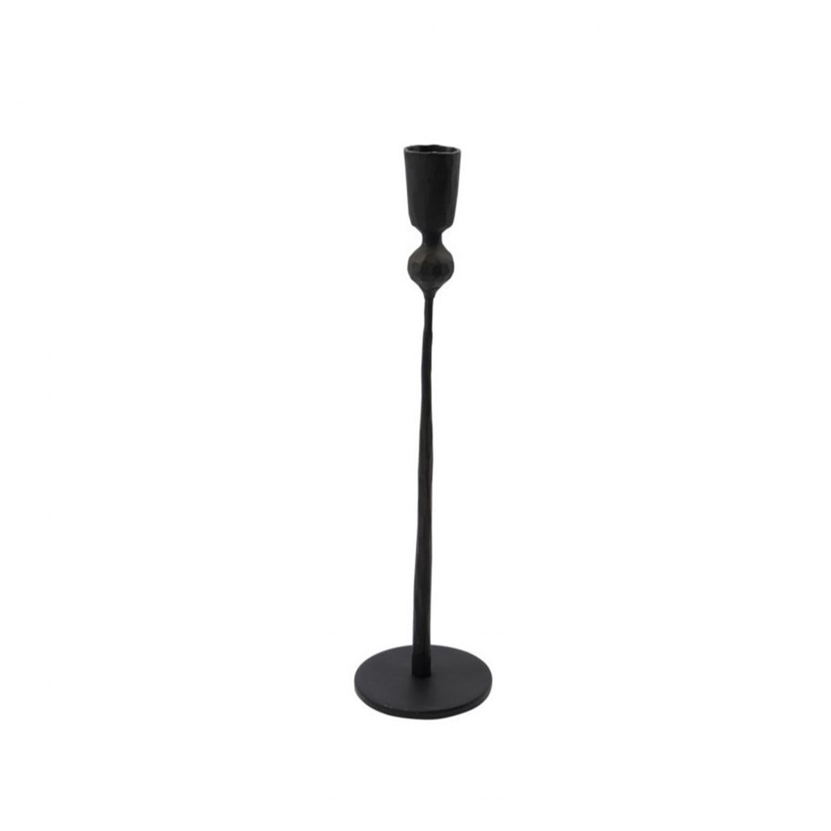 Bougeoir Trivo h 29 cm noir, HOUSE DOCTOR