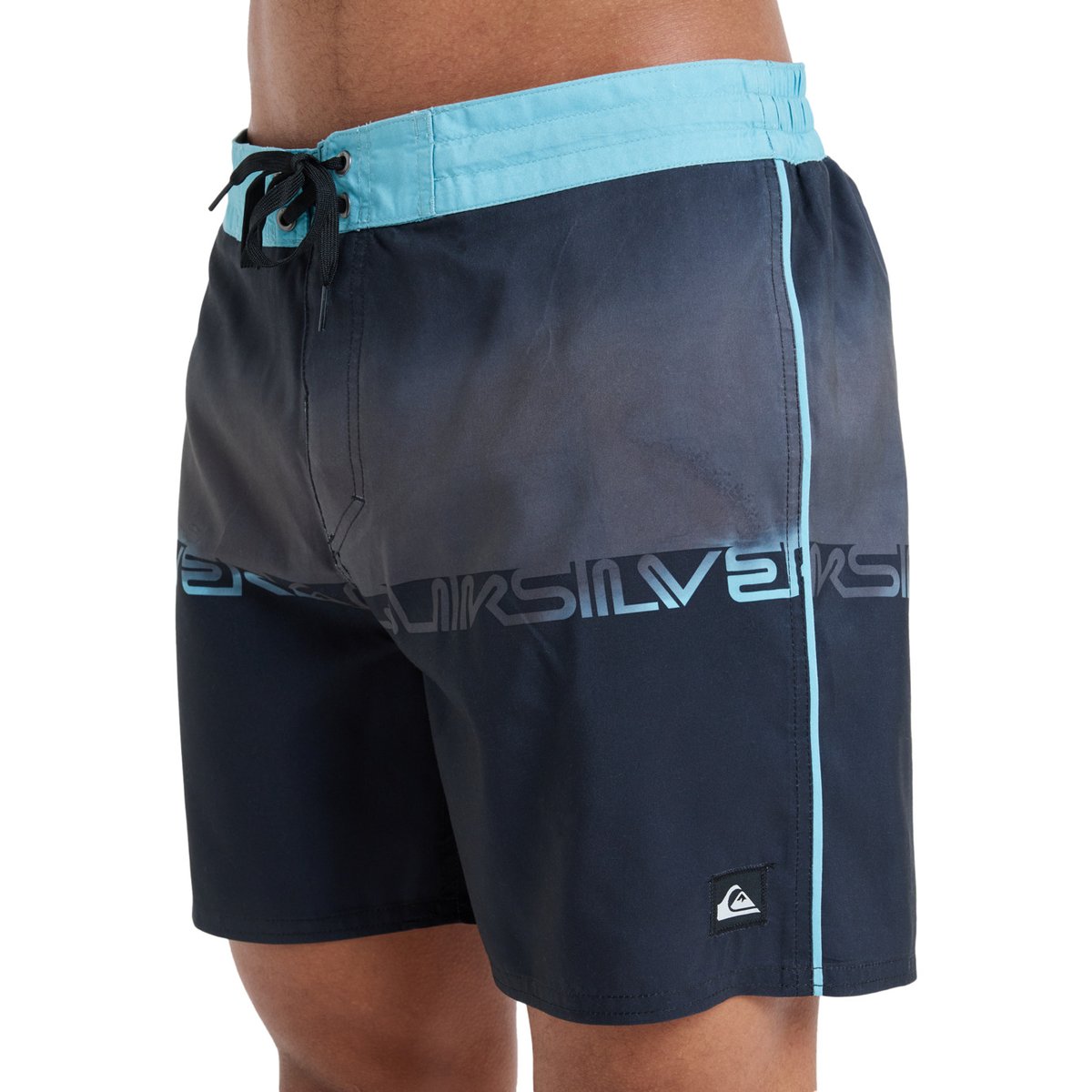 Short de bain EVERYDAY 16" noir black wordblock, QUIKSILVER
