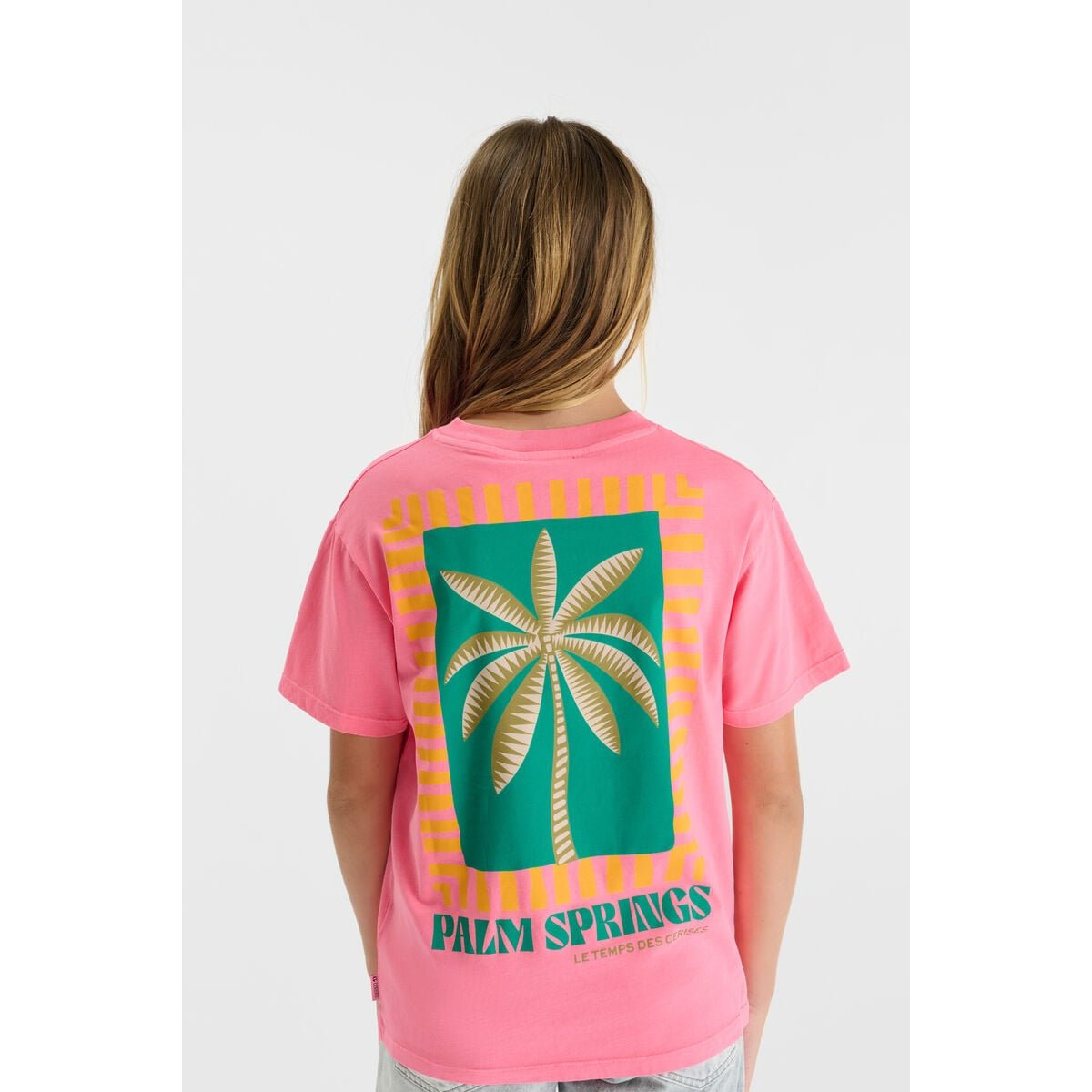 Tee-Shirt PALMSGI pink fluo, LE TEMPS DES CERISES