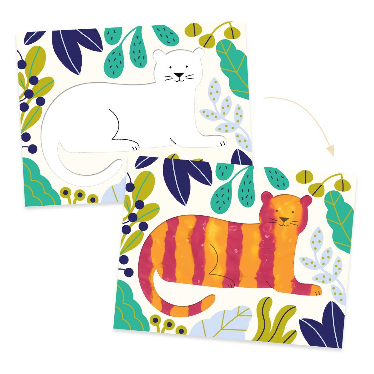Peinture pour les petits - Barbouille et beau rose, DJECO