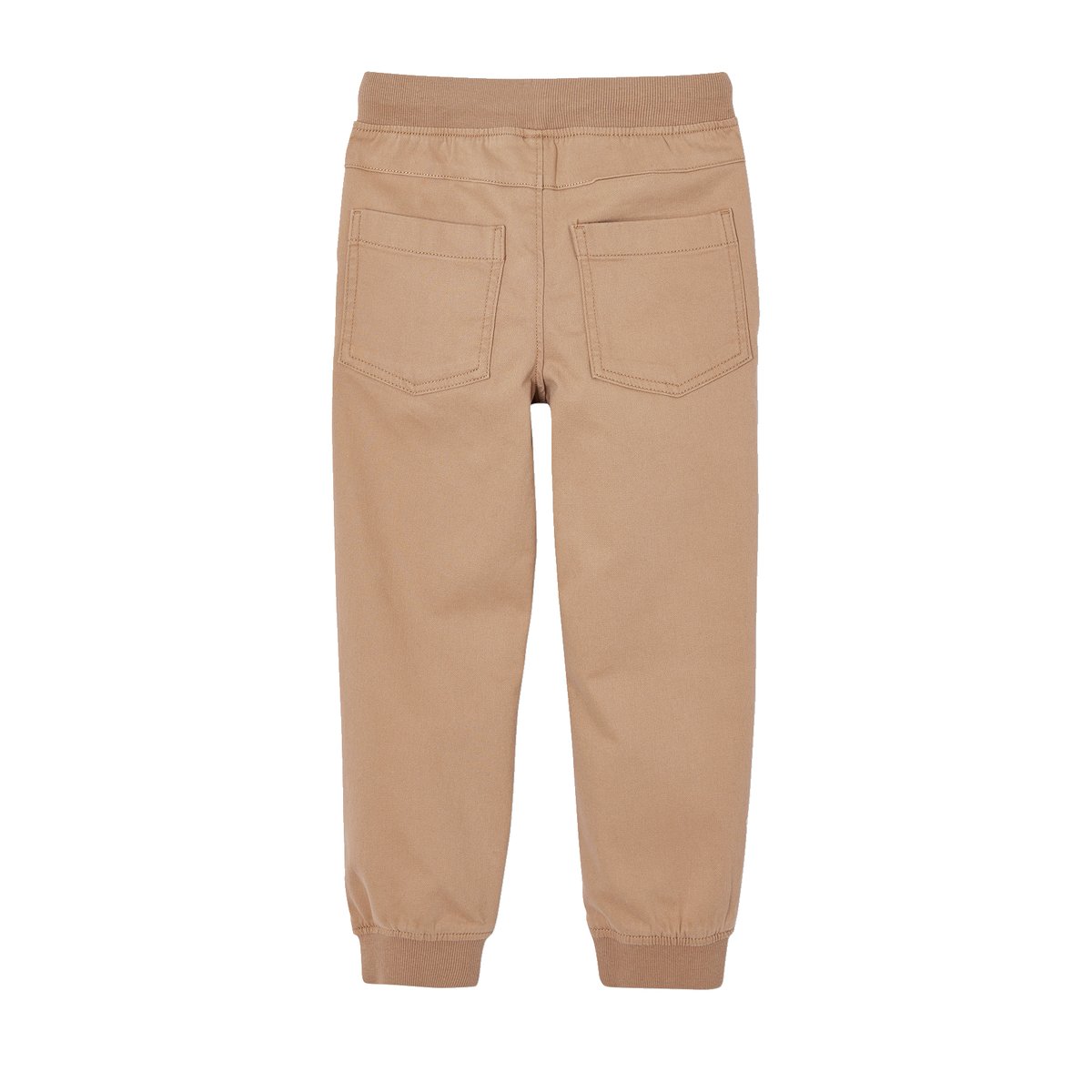 Pantalon jogger facile à enfiler caramel, VERTBAUDET