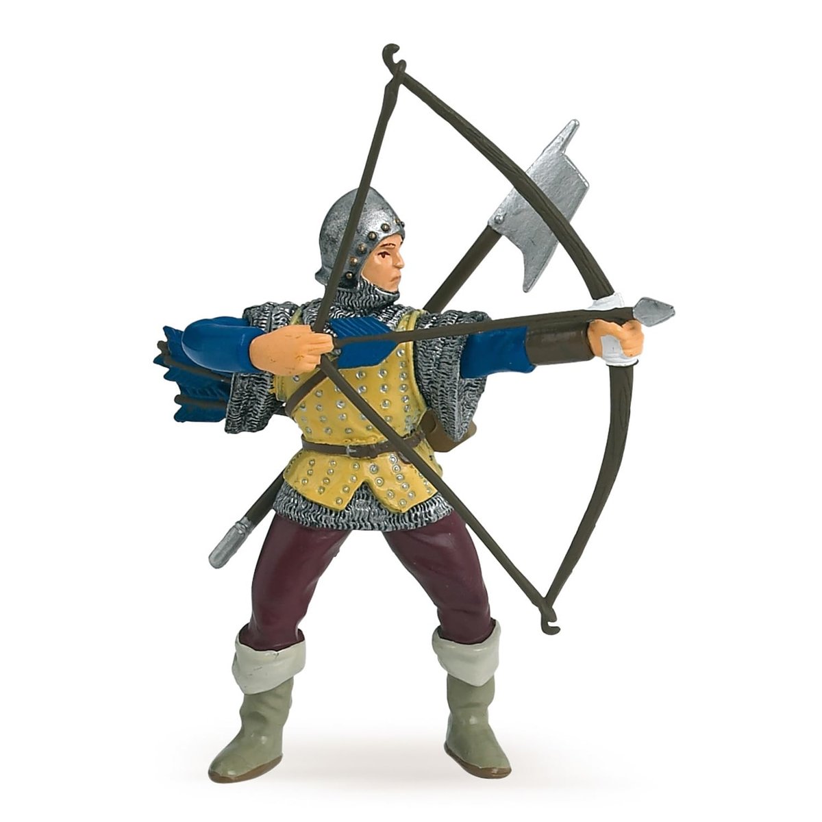 Figurine Archer bleu bleu, PAPO